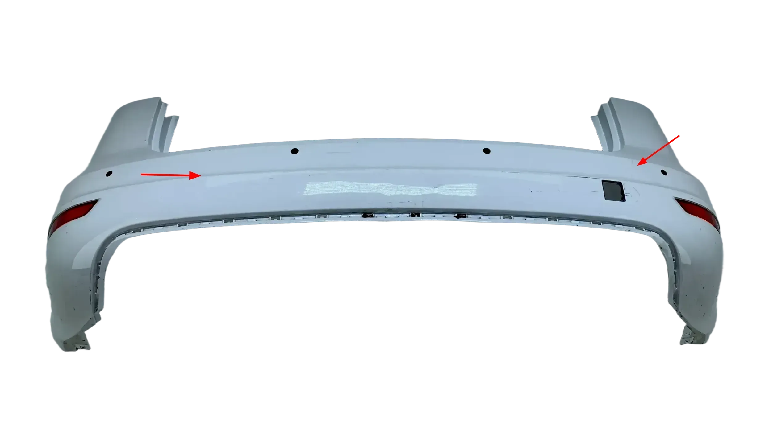 Original VW Sharan 7N Seat Alhambra Stoßstange 6x PDC Weiß Hinten 7N0807421B - Bild 1