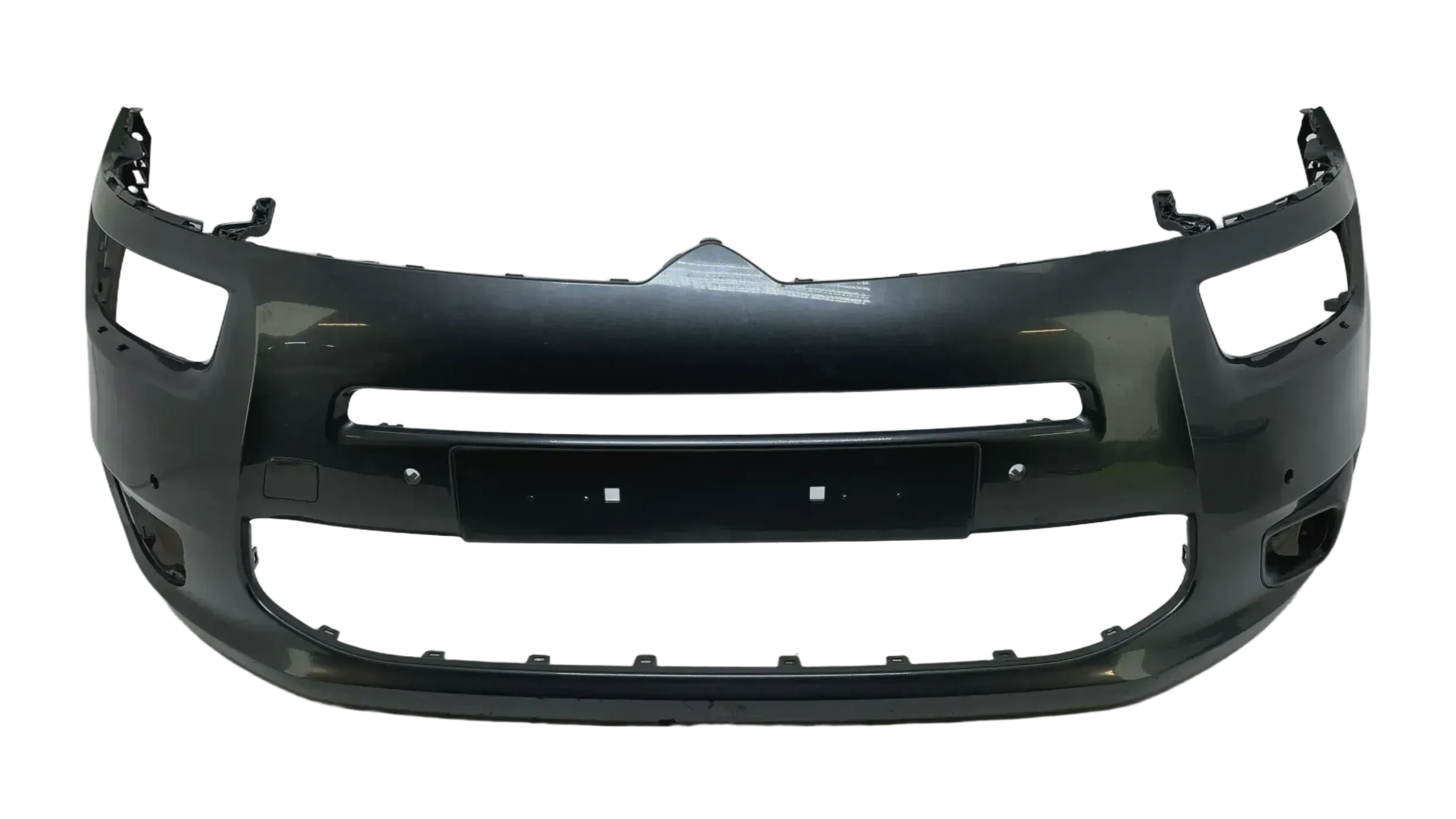 Original Citroen C4 Stoßstange Frontstoßstange Grau PDC Vorne 1610193580 - Bild 1