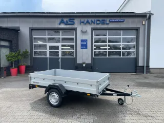 Zaslaw 235 SU ALU schwarz Kipper 750 kg Anhänger Tieflader 235x132x35 LED Alutrailer - Bild 2