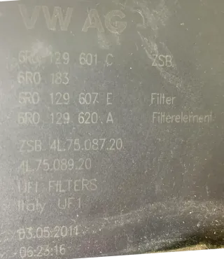 Original VW Polo Seat Ibiza Skoda Fabia Luftfilter Luftfilterkasten 6R0129601C - Bild 8
