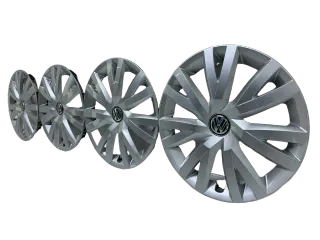 Original Volkswagen Golf 7 E-Golf Sportsvan Radkappenset 15" Silber 5G0601147 - Bild 4