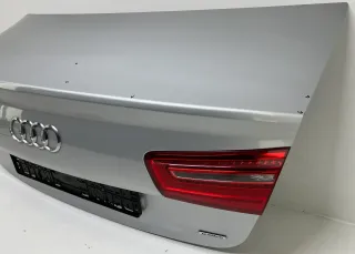 Original Audi A6 4G Heckklappe Kofferraumdeckel Hinten Silber Komplett - Bild 4