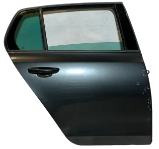 Original Volkswagen Golf 6 5K Tür Beifahrerseite Hinten Rechts Grau Metallic - Bild 2