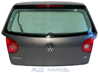 Original Volkswagen Golf 5 1K Heckklappe Kofferraumdeckel Grau Met. Vormontiert - Bild 1