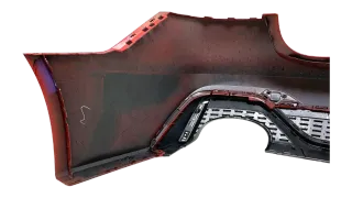 Original Audi RS7 C8 Heckstoßstange Rot mit Diffusor hinten 4K8807511K - Bild 6