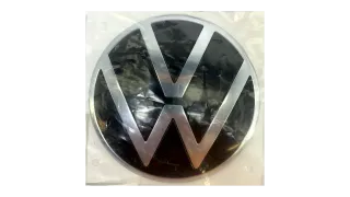 NEU Original Volkswagen VW Caddy Logo Schwarz/Chrom Emblem Heckklappe 2K7853630 - Bild 1