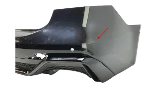 Original Audi RS7 C8 Heckstoßstange Schwarz mit Diffusor hinten 4K8807511K - Bild 3