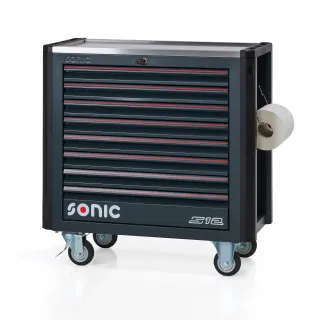 NEU Sonic Werkzeugwagen Werkstattwagen Sonic NEXT S12 644 Teilig 764478 - Bild 1