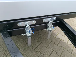 Zaslaw 265 SU ALU schwarz Kipper 750 kg Anhänger Tieflader 265x132x35 LED Alutrailer - Bild 7