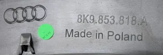 Original Audi A4 B8 8K Radlauf Zierleiste Hinten Rechts Grau Matt 8K9853818A - Bild 5