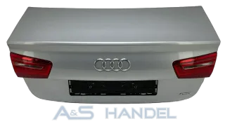 Original Audi A6 4G Heckklappe Kofferraumdeckel Hinten Silber Komplett - Bild 1