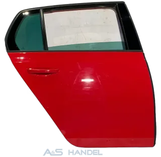 Original Volkswagen Golf 6 5K Tür Hinten Rechts Beifahrerseite Rot Limo - Bild 1