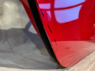 Original Volkswagen Golf 6 5K Tür Hinten Rechts Beifahrerseite Rot Limo - Bild 3