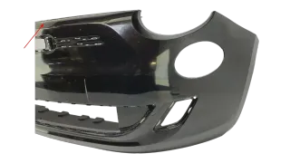Original Fiat 500E Mopar Stoßstange Frontschürze Schwarz Vorne 735714055ST - Bild 4