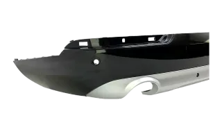 Original Volvo XC90 II Stoßstange unterer Spoiler Schwarz Silber Hinten 31353430 - Bild 3