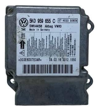 Original VW Golf VI Kombi Airbagsteuergerät Steuergerät Airbag 5K0959655C - Bild 1