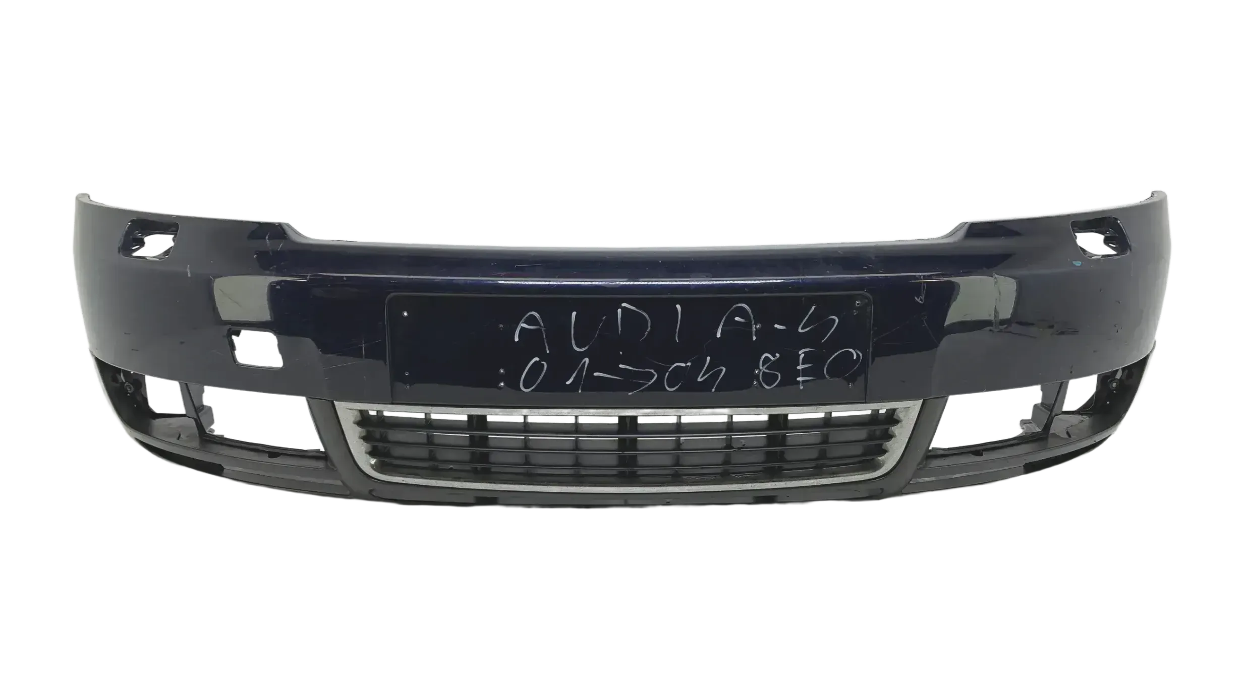 Original AUDI A4 B7 8E Cabrio Stoßstange Stoßfänger Blau SRA Vorne 8E0807437A - Bild 1