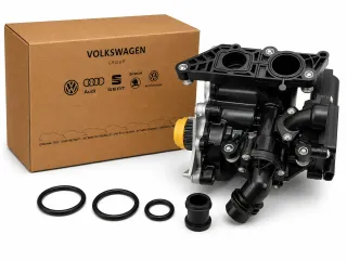 NEU Original VW Seat Skoda Audi Wasserpumpe Kühlmittelregler 1.8 2.0 06L121111P - Bild 3