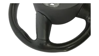 Original AUDI A1 Lederlenkrad Sportlenkrad Schwarz Vorne Links 8X0419091K - Bild 6