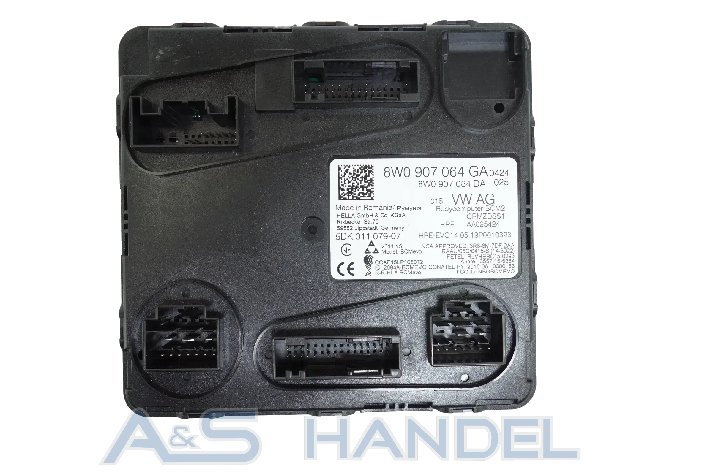 Orig. Audi A4 B9 Komfortsteuergerät Bordnetzsteuergerät Steuergerät 8W0907064GA - Bild 1