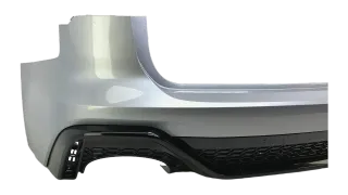 Original Audi RS6 C8 Heckstoßstange Silber mit Diffusor Hinten 4K8807511J - Bild 2