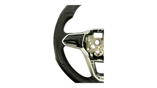- NEU - Original Lederlenkrad Schaltwippen VW Golf 8 5H VIII 5H0419089FB Lenkrad - Bild 3