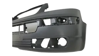 Original VW T5 Stoßstange Frontschürze Dunkelgrau Genarbt Vorne 7H0807101 - Bild 3