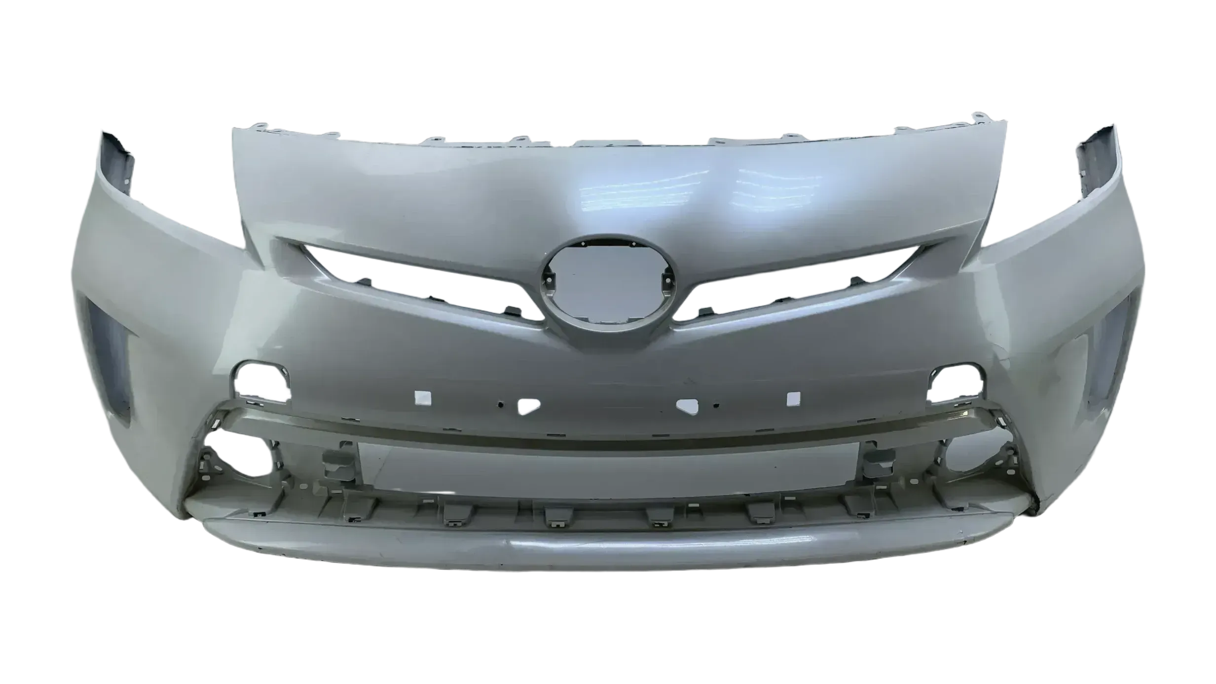 Original Toyota Prius III Stoßstange Silber Vorne 5211947510 - Bild 1