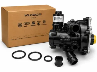 NEU Original VW Seat Skoda Audi Wasserpumpe Kühlmittelregler 1.8 2.0 06L121111P - Bild 1