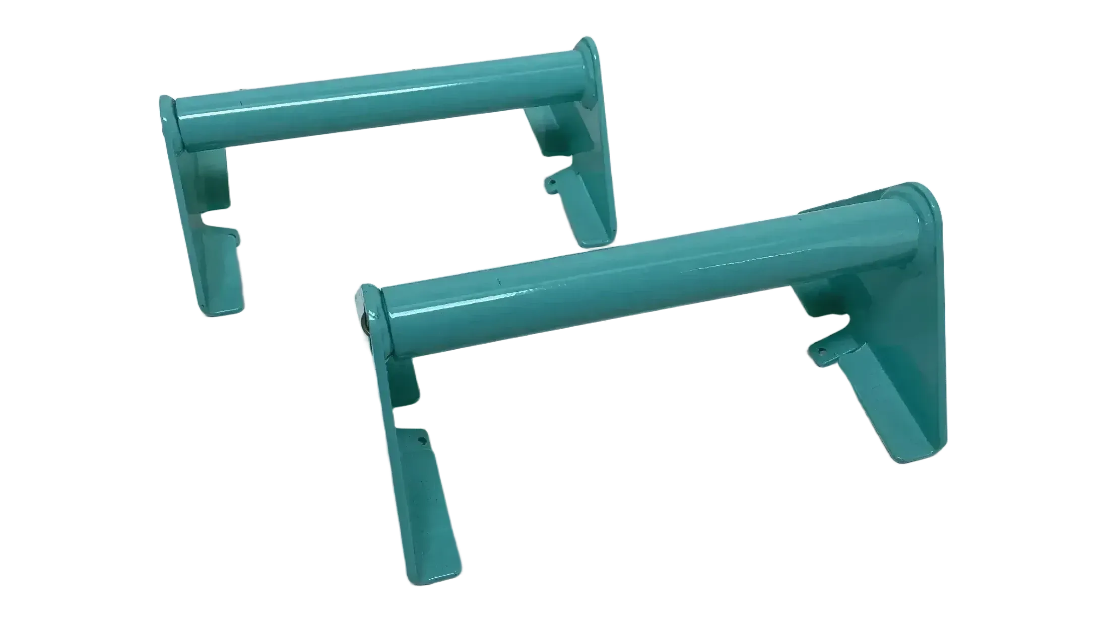 Radstopper Radanschlag Radhaltekeil Sicherungsbock Lorries verzinkt - Blau - Bild 1
