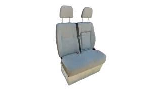 Original Volkswagen Crafter Sprinter 906 Sitzbank Doppelsitzbank Vorne Rechts - Bild 3