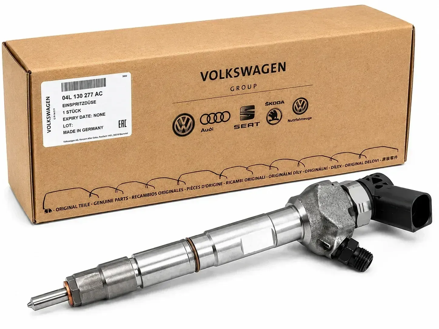 NEU Original VW Audi Seat Skoda Einspritzdüse Injektor 2.0 TDI 04L130277AC - Bild 1