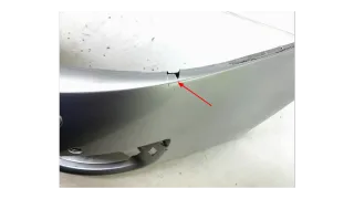 Original Volkswagen Golf V 5 Stoßstange Silber Vorne 1K0807221D - Bild 7