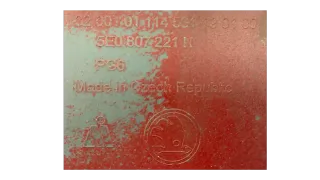 Original Skoda Octavia 3 III 5E Stoßstange Stoßfänger Vorne Rot 5E0807221N - Bild 9