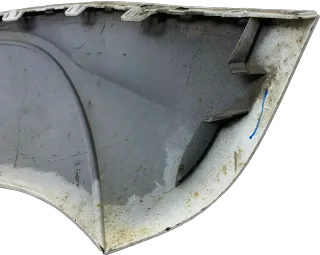 Original Audi A3 8P Spoiler Diffusor Heckstoßstange Weiß Grau Hinten 8P4807521E - Bild 5