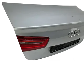 Original Audi A6 4G Heckklappe Kofferraumdeckel Hinten Silber Komplett - Bild 3