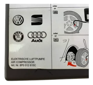 Original Volkswagen Audi Seat Skoda Luftkompressor Air Compressor 8P0012615C - Bild 5