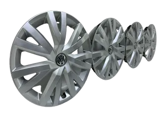 Original Volkswagen Golf 7 E-Golf Sportsvan Radkappenset 15" Silber 5G0601147 - Bild 3