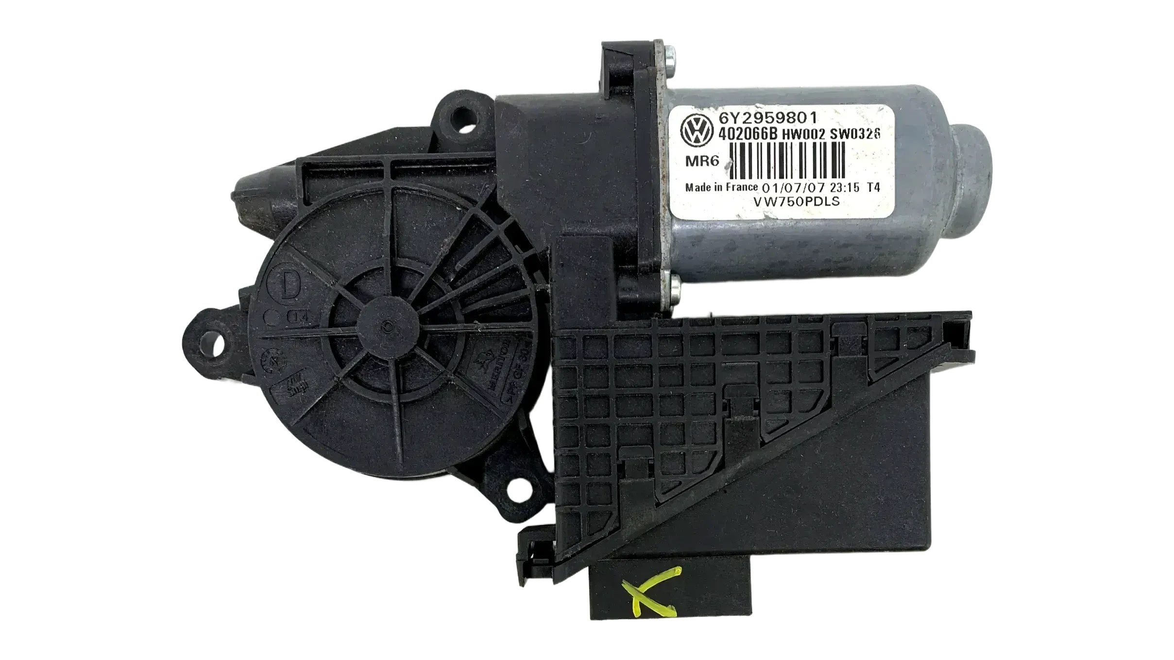 Original Volkswagen Polo 9N3 Elektrischer Fensterheber Motor VR 6Y2959801 - Bild 1