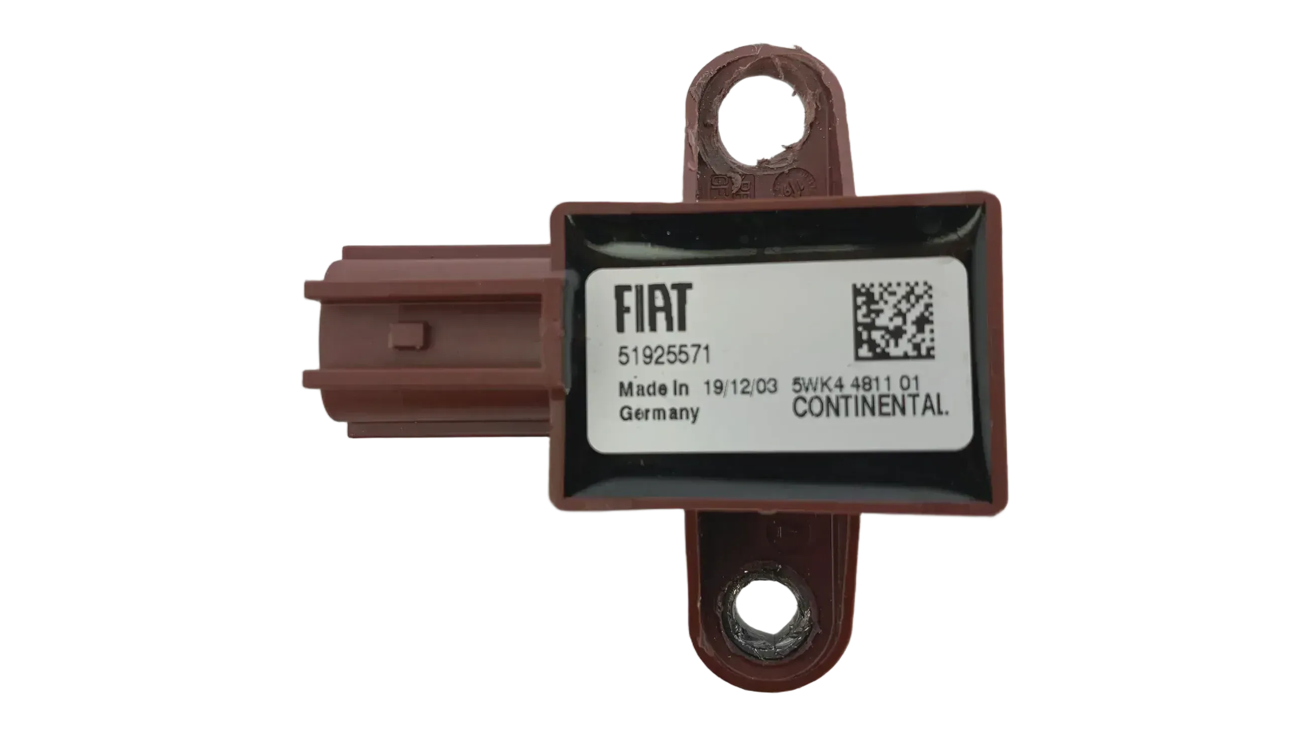 Original Fiat 500 Crash Sensor Aufprallsensor Airbagsensor 51925571 - Bild 1