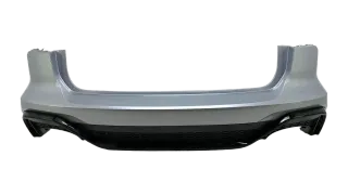 Original Audi RS6 C8 Heckstoßstange Silber mit Diffusor schwarz hinte 4K8807511J - Bild 1