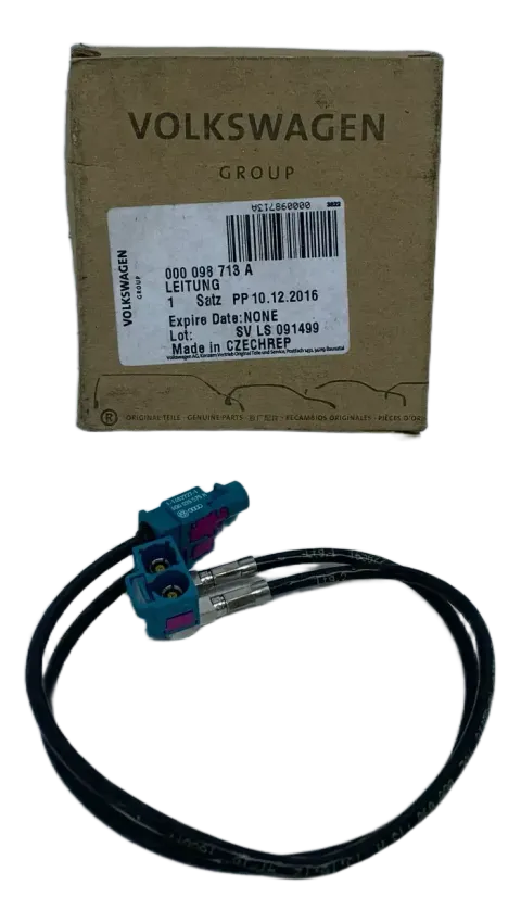 NEU Original VW Audi Seat Antenne Doppeladapterantennenleitung 000098713A