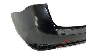 Original Toyota Auris II 2 Stoßstange Hinten AHK Schwarz 5215602D10 - Bild 2