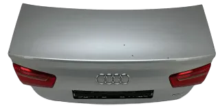 Original Audi A6 4G Heckklappe Kofferraumdeckel Hinten Silber Komplett - Bild 2