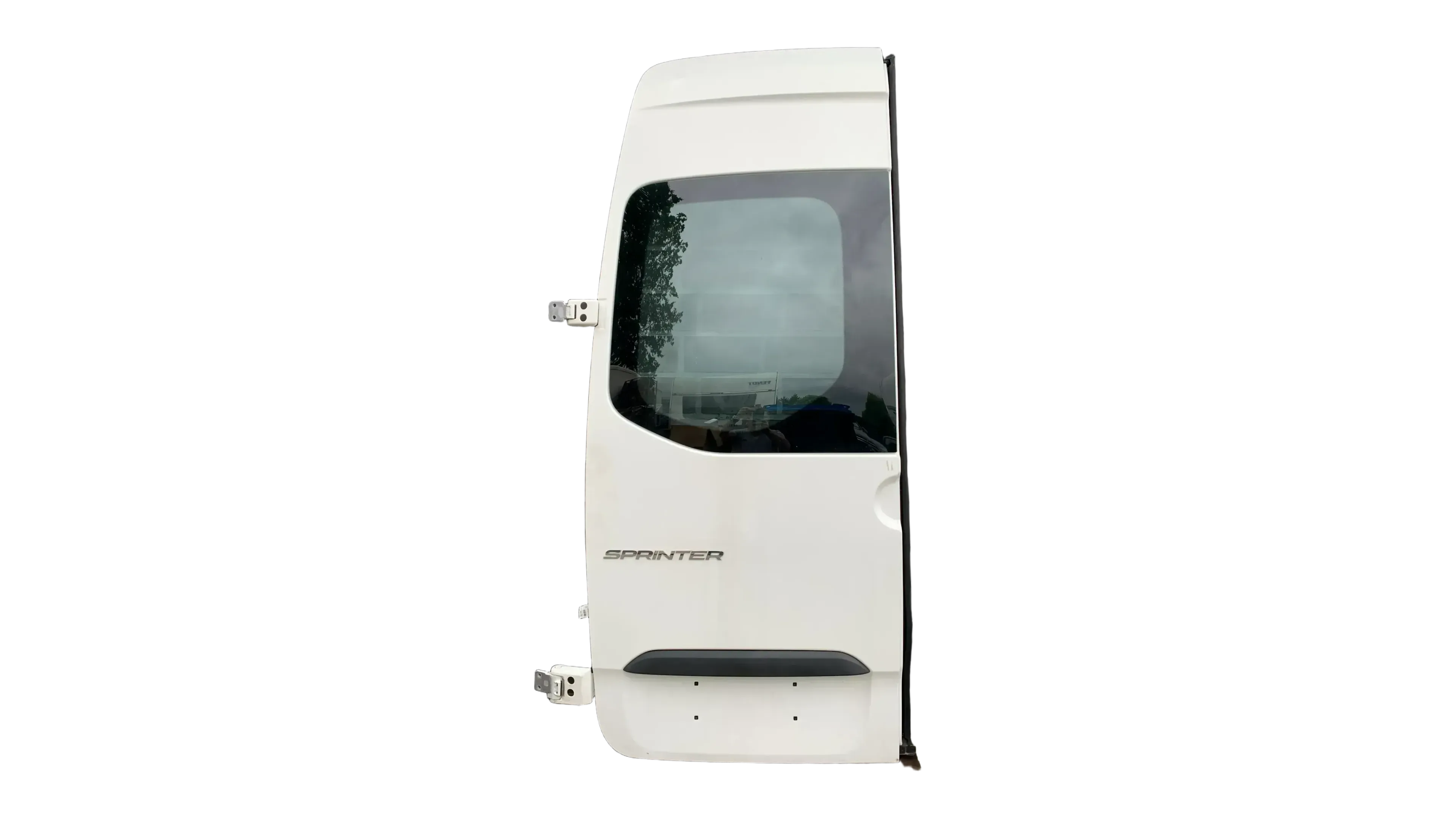 Original MB Sprinter W907 TGE Heckflügel Hochtür Links Komplett mit Scheibe - Bild 1