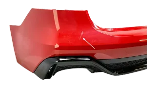 Original Audi RS7 C8 Heckstoßstange Rot mit Diffusor hinten 4K8807511K - Bild 2