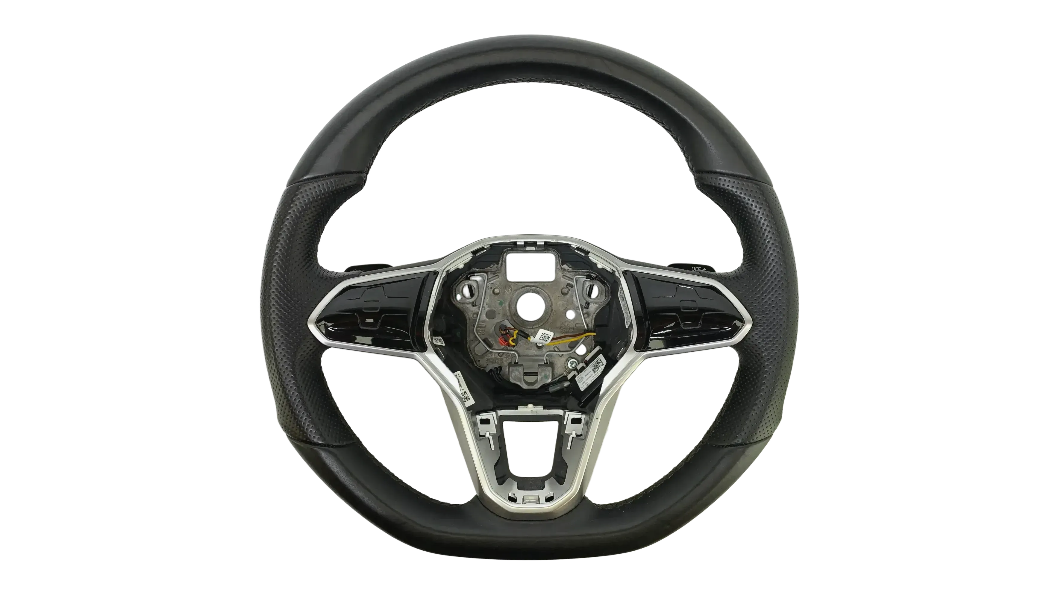 Orig. Lederlenkrad beheizbar Schaltwippen VW Golf 8 5H VIII 5H0419089FD Lenkrad - Bild 1