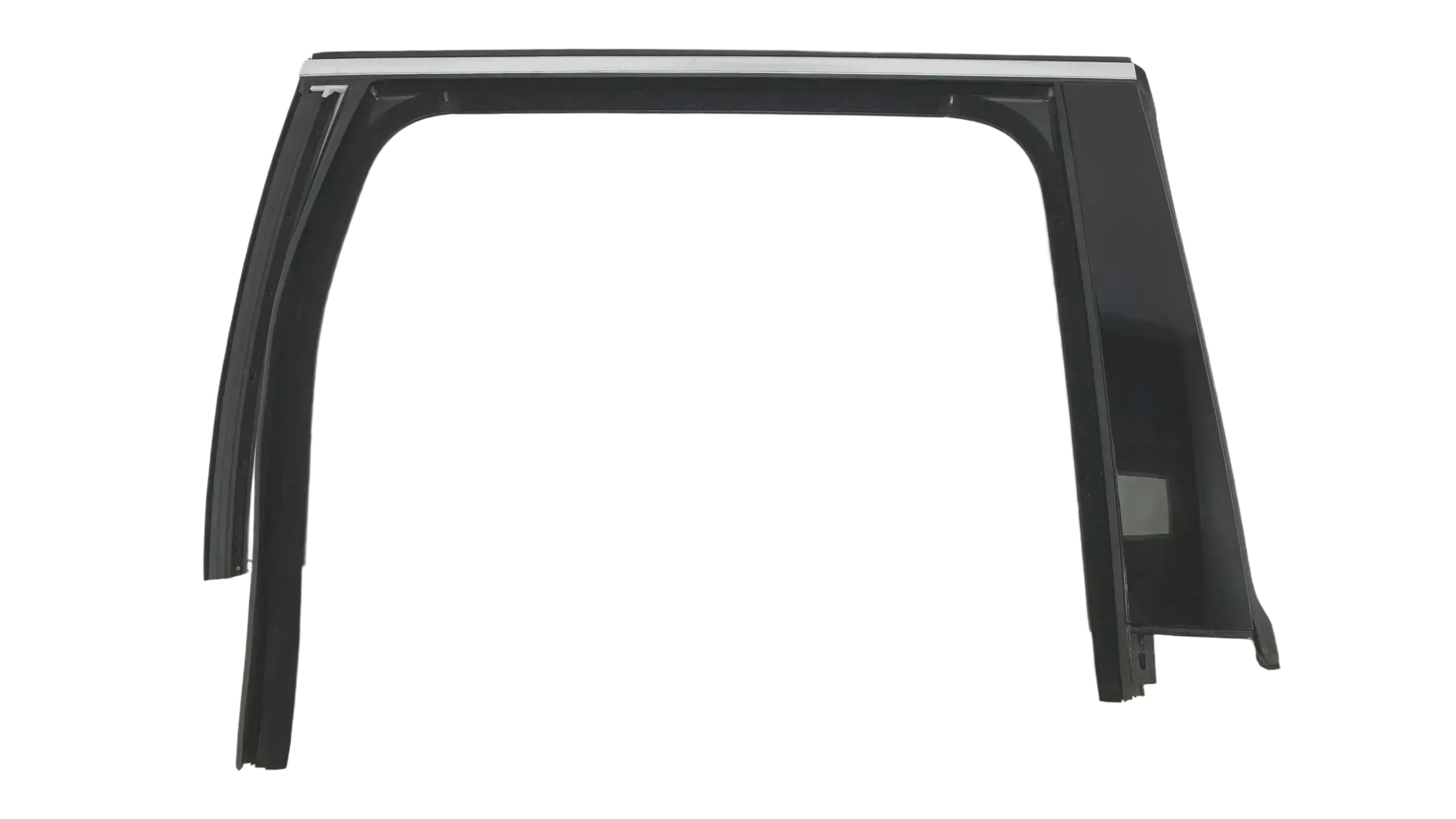 Original VW Touareg 7P Fenster Führungsrahmen Chrom + Leiste Tür HR 7P0839432L - Bild 1