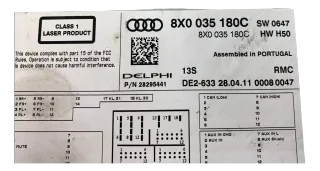Original Audi A1 8X Multimedia MMI3G Navigation Bluetooth 8X0035180C - Bild 6