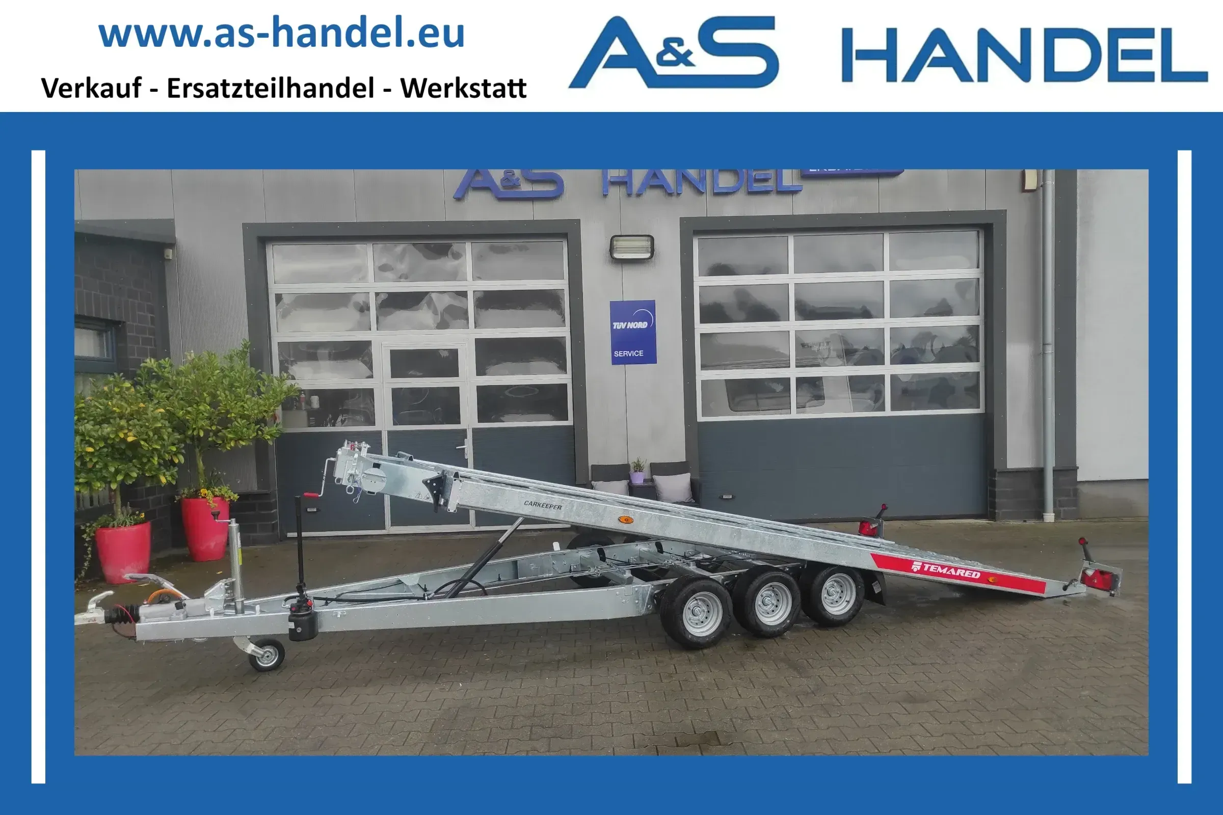 Temared Carkeeper 4820/3 3500kg Autotransporter 4,8m Trailer - Bild 1